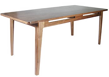 Illizi Solid Walnut Dining Table